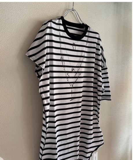 MARECHAL TERRE / 2way jewelry print Tシャツ