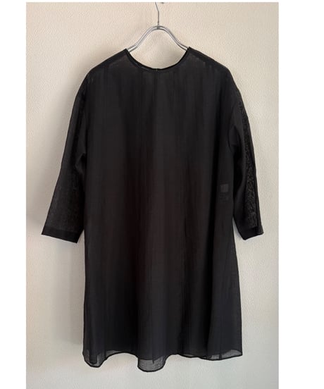 Harriss / バックスリット2way チュニックブラウス