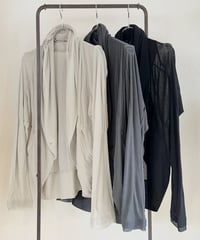 shinya seki / Draped circle cardigan