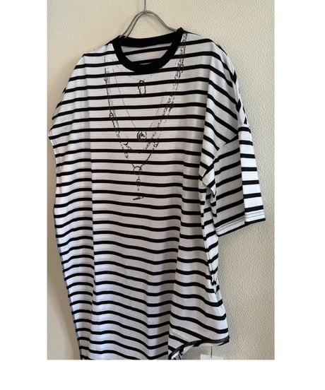 MARECHAL TERRE / 2way jewelry print Tシャツ