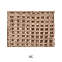 瞬乾ワッフルバスマット　ベージュ　Calm