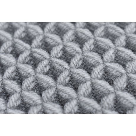 瞬乾ワッフルバスマット　グレー　Calm