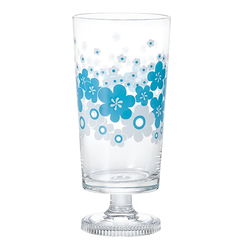 NTRH様　　ADA レトログラス　野色 アデリアレトロ 脚付きグラス 花の輪 | クラシノ家具店 オンラインストア