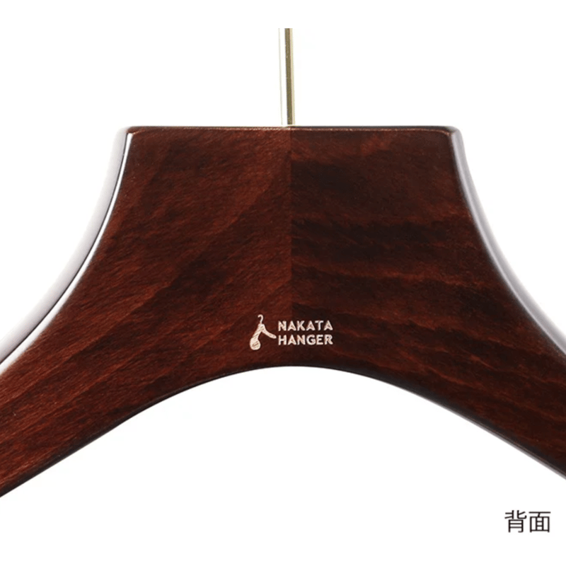 NAKATAハンガー シャツ用ハンガー AUT-09(Men's)W420 マーズブラウン |