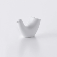 白山陶器　TOTTO とり型ようじ立て 白マット