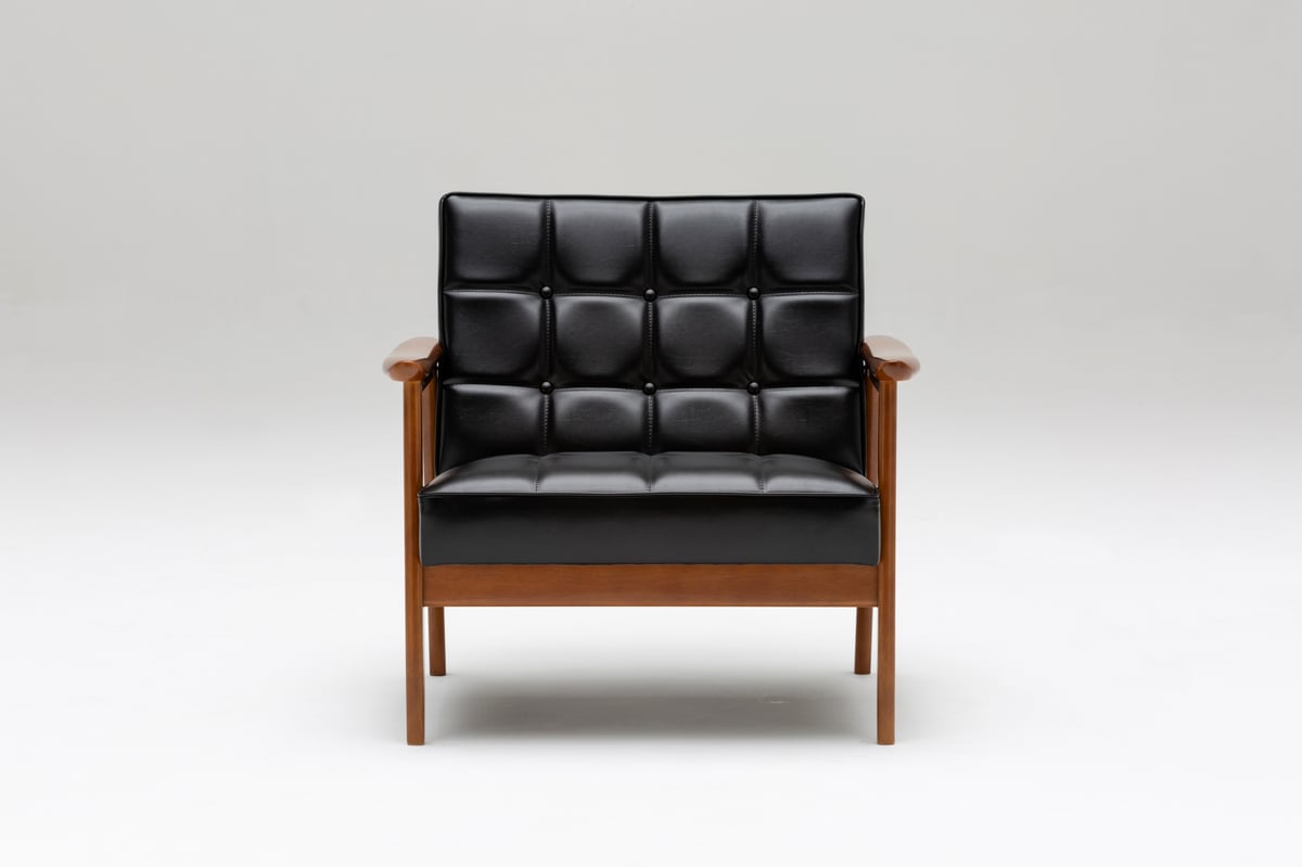 カリモク60 Kチェア1シーターワイド スタンダードブラック | クラシノ