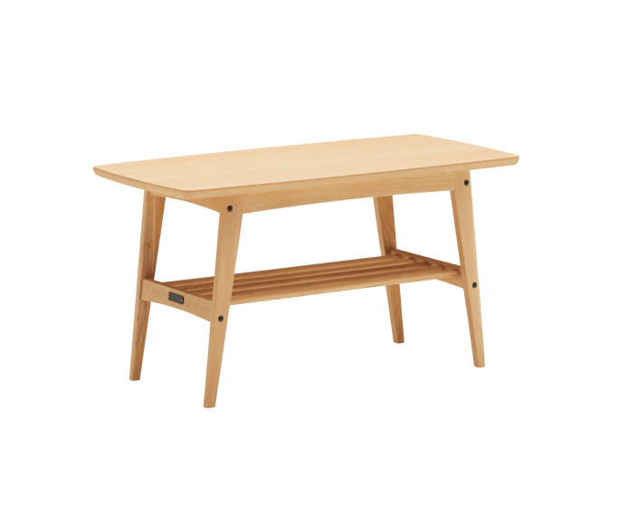 カリモク60 リビングテーブル小 ピュアオーク色 （トップ：オーク突板