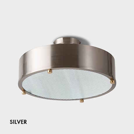 HERMOSA NEIL CEILING LAMP ニールシーリングランプ シルバー | クラ