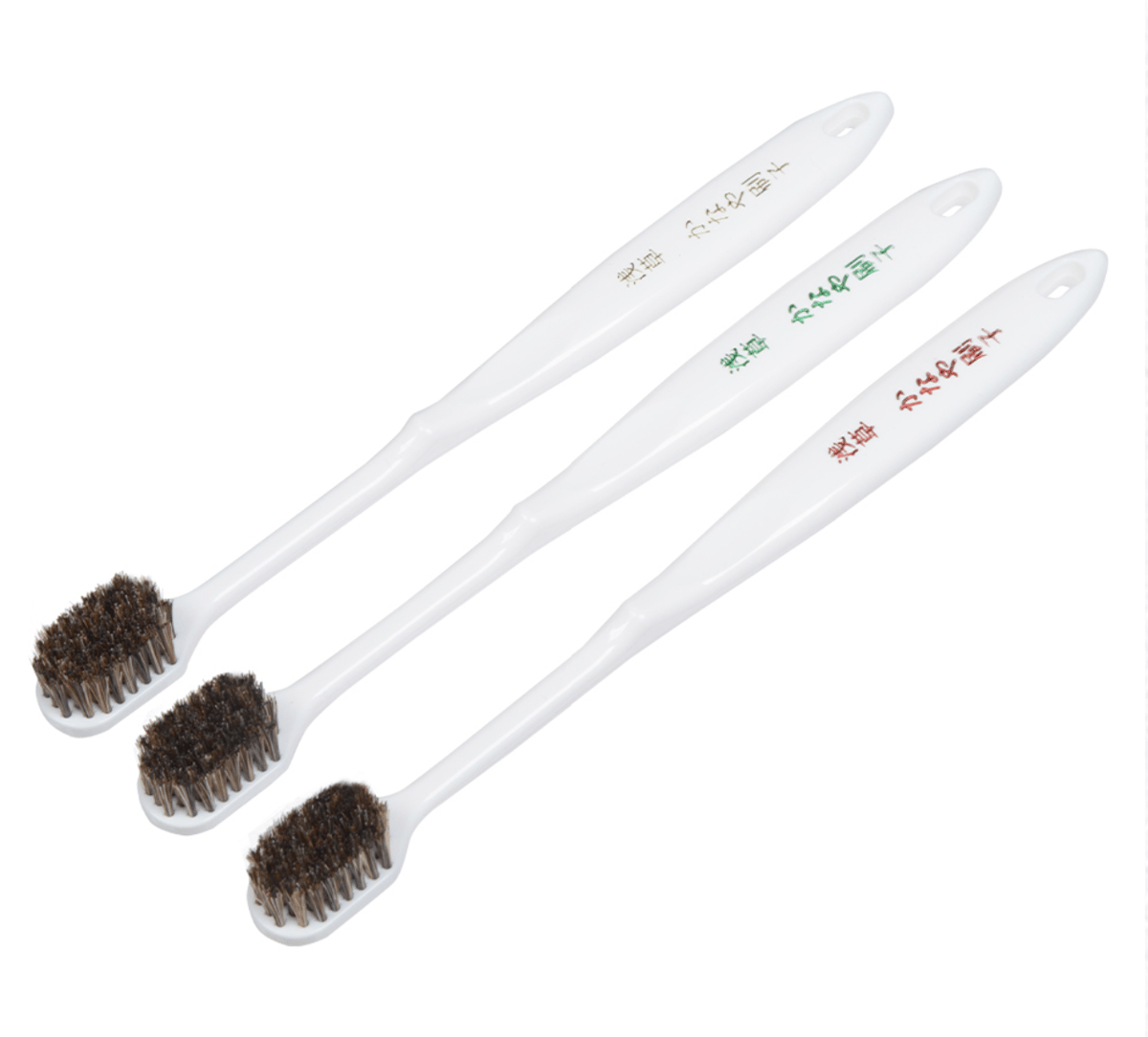 カナヤブラシ 馬毛歯ブラシ ふつう大サイズ 3本セット | クラシノ家具