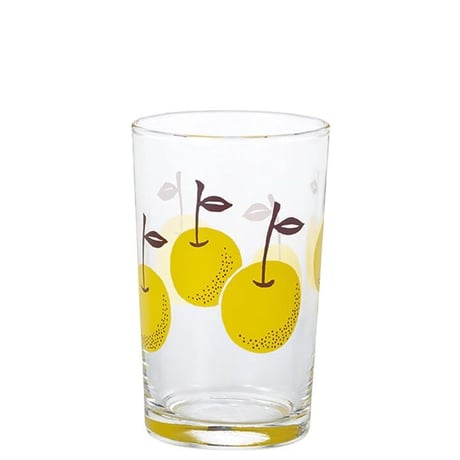 アデリアレトロ　中コップ　梨