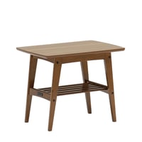 カリモク60 リビングテーブル小 ウォールナット色 （トップ：メラミン