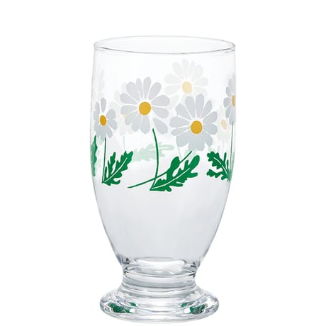 アデリアレトロ　台付きグラス　野ばな