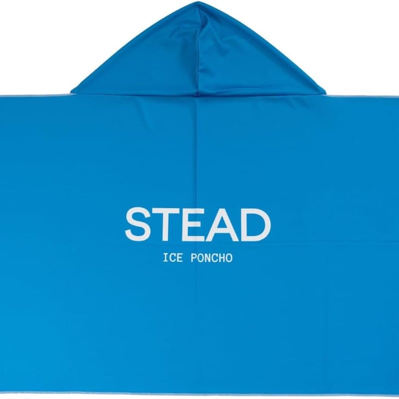 STEAD 冷感アイスポンチョ 2枚セット NEWブラック【送料込み】ice poncho / 冷感アイスポンチョ【※8月