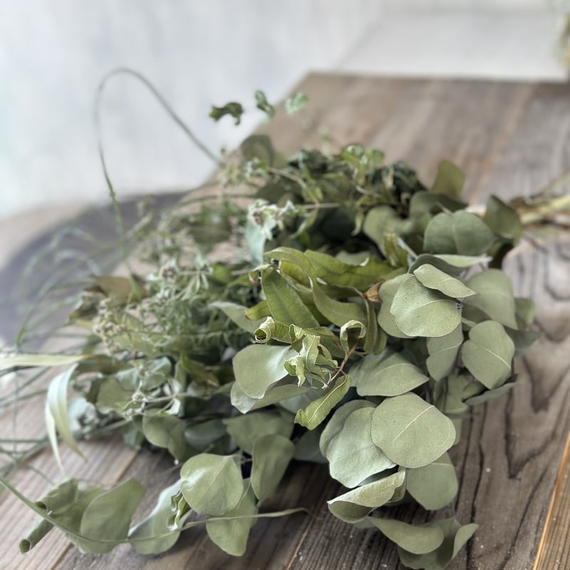 dry-ukagreenユーカリとハーブのグリーンスワッグ | foo