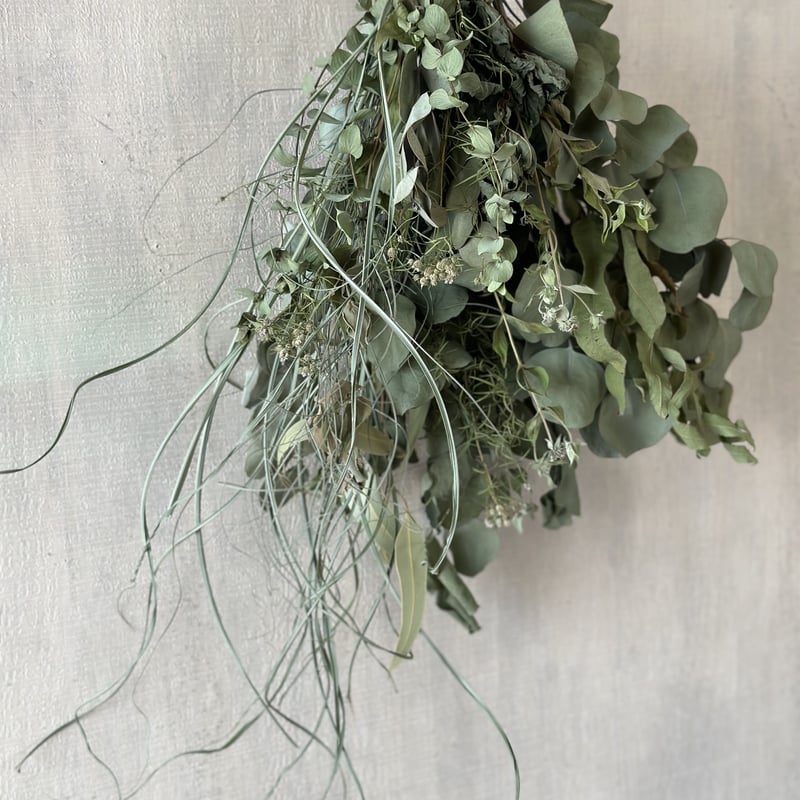 dry-ukagreenユーカリとハーブのグリーンスワッグ | foo