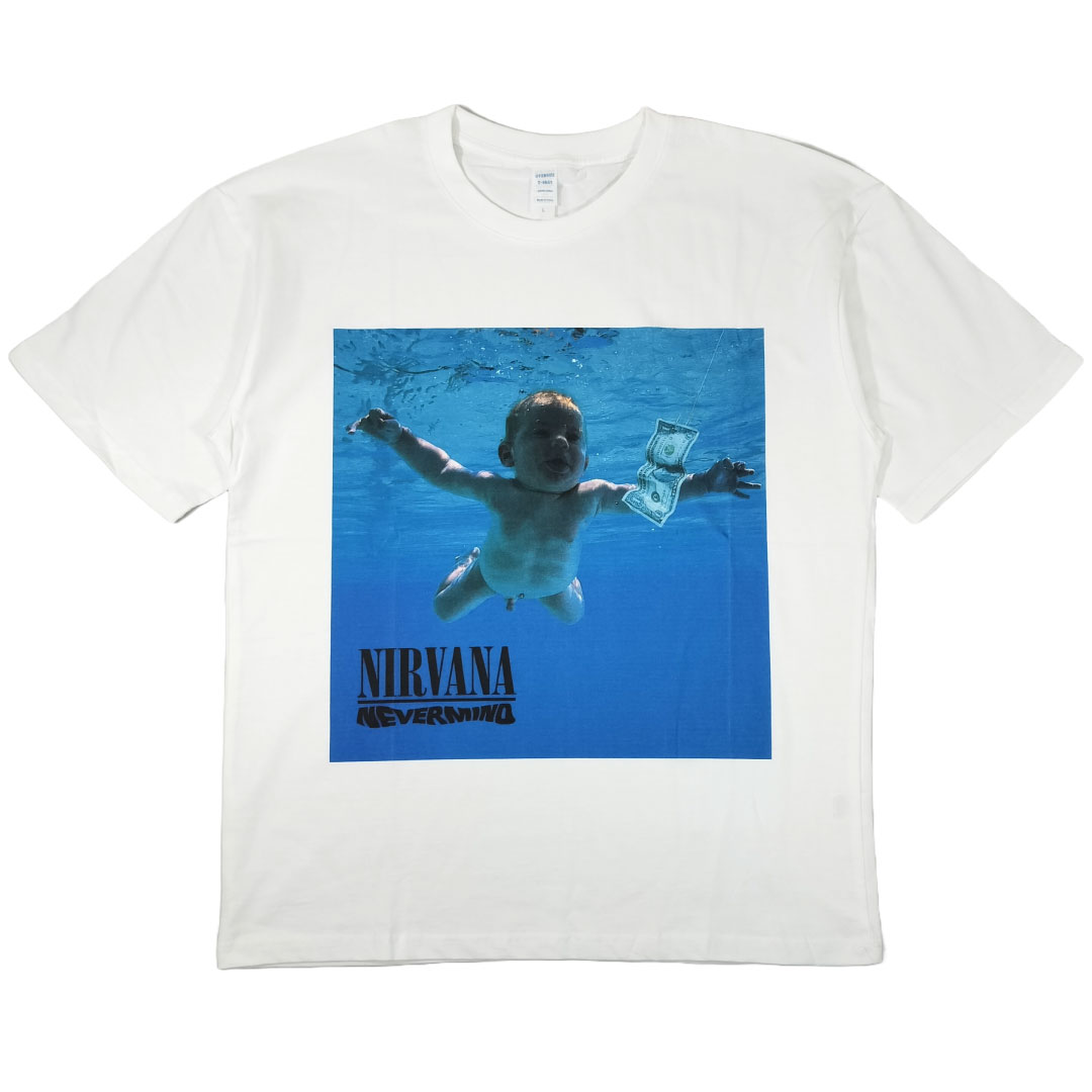 NIRVANA（ニルヴァーナ）NEVERMIND Tシャツ 白 【新品】 | LIM-SHOP