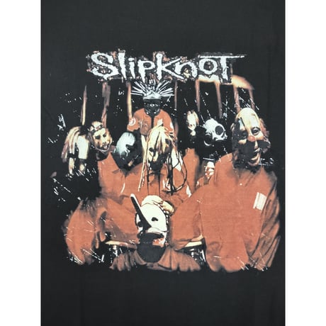 Slipknot（スリップノット）  Tシャツ　ヴィンテージ風プリント 黒 【新品】