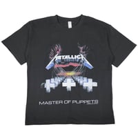 METALLICA（メタリカ）Master of Puppets Tシャツ　ヴィンテージ風プリント 黒 【新品】