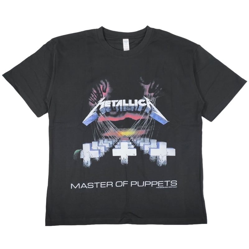 METALLICA（メタリカ）Master of Puppets Tシャツ ヴィンテージ風プリ