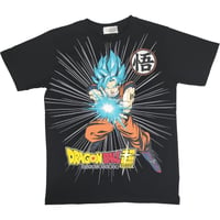ドラゴンボール超　スーパーサイヤ人ブルー悟空 Tシャツ　ブラック　DRAGONBALL