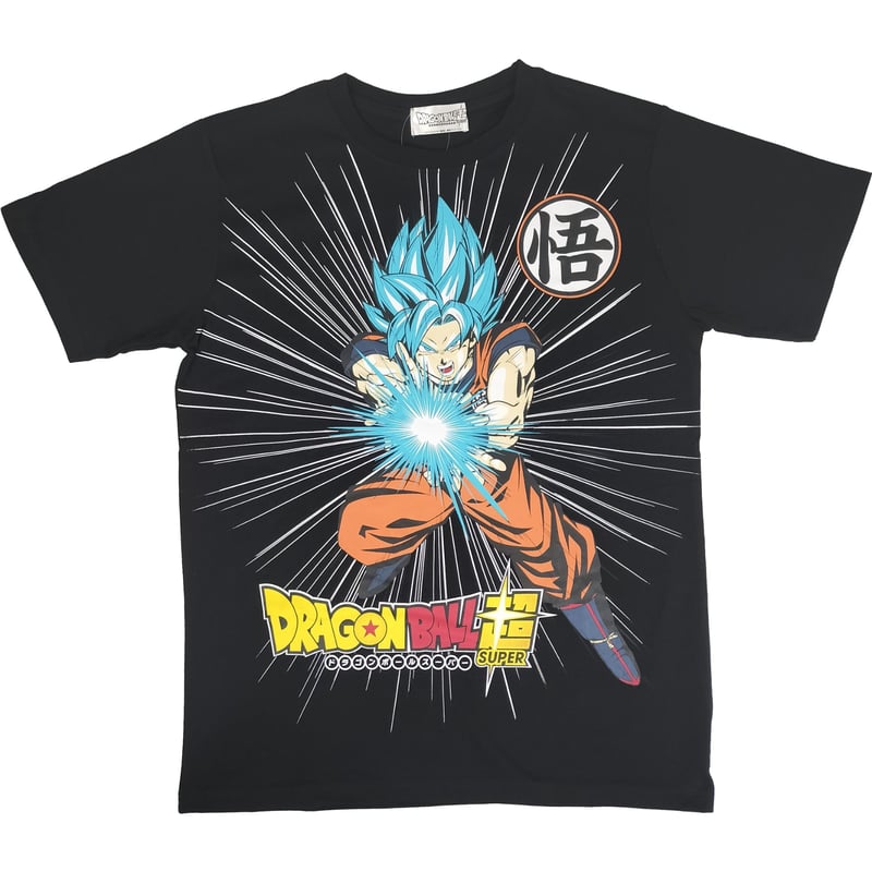 ドラゴンボール　孫悟空　超サイヤ人　Tシャツ　XL ブラック 楽天市場】超サイヤ人 悟空 超元気玉 Tシャツ ブラック 黒