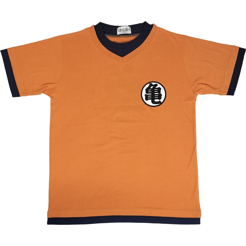 ドラゴンボールZ 道着風 なりきりTシャツ 亀マーク オレンジ