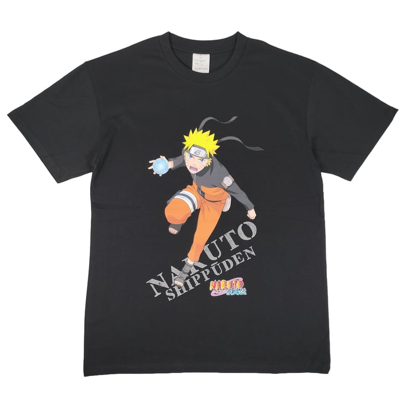 NARUTO疾風伝 ナルト螺旋丸 Tシャツ ブラック | LIM-SHOP