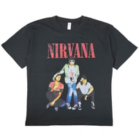 NIRVANA（ニルヴァーナ） Tシャツ　ヴィンテージ風プリント 黒 【新品】