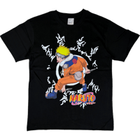NARUTO　ナルト/九尾　 Tシャツ　ブラック