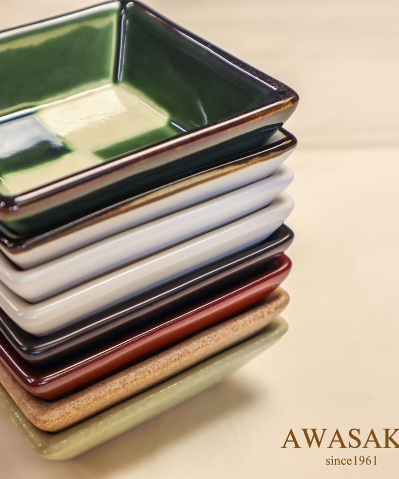 和風陶器皿 木箱付き 和モダン 八客小鉢揃（木箱）［ギフトセット］ | AWASAKA