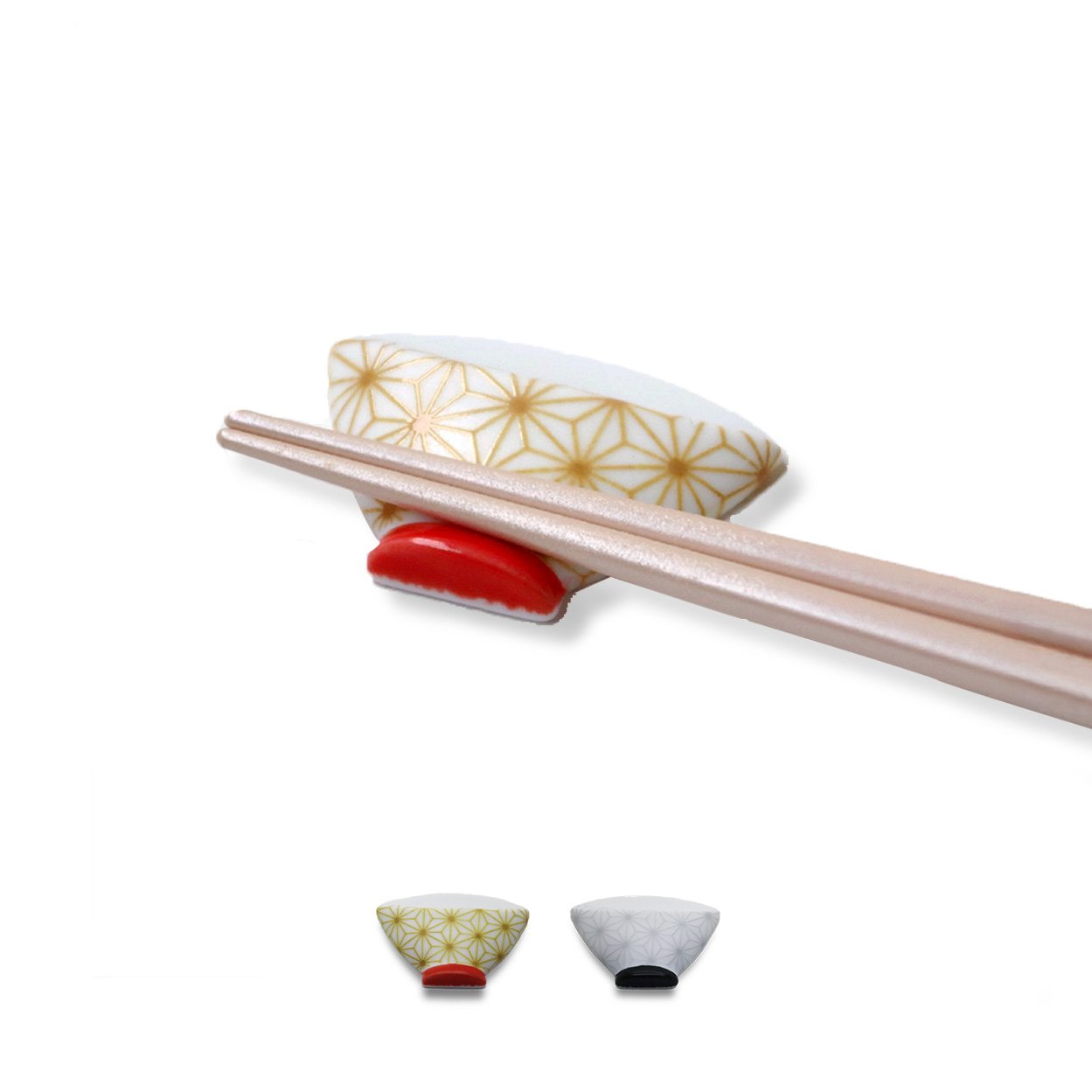 麻の葉 茶碗箸置 | AWASAKA