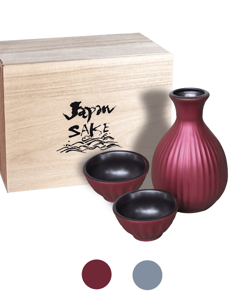 メタルカラー 酒器揃（木箱）[ギフトセット] | AWASAKA