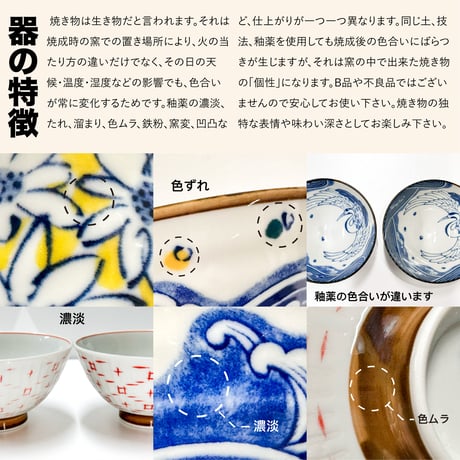 染付　茶碗