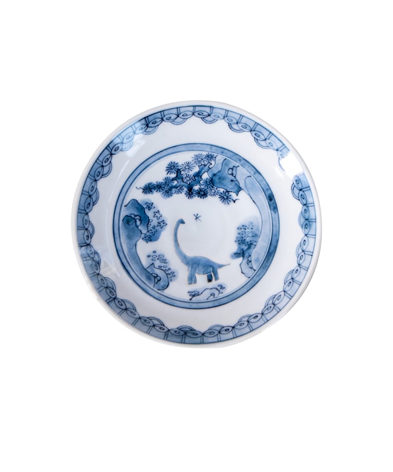 江戸っ子恐竜 竜山水 銘々皿 | AWASAKA