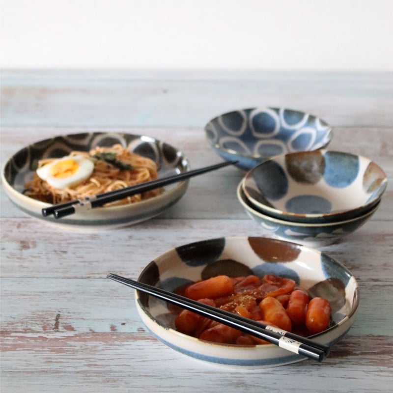 中華どんぶりとフルーツ大型皿三点