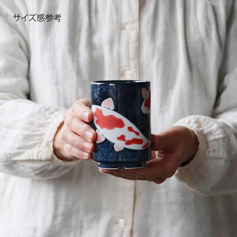 錦鯉 寿司湯呑 | AWASAKA