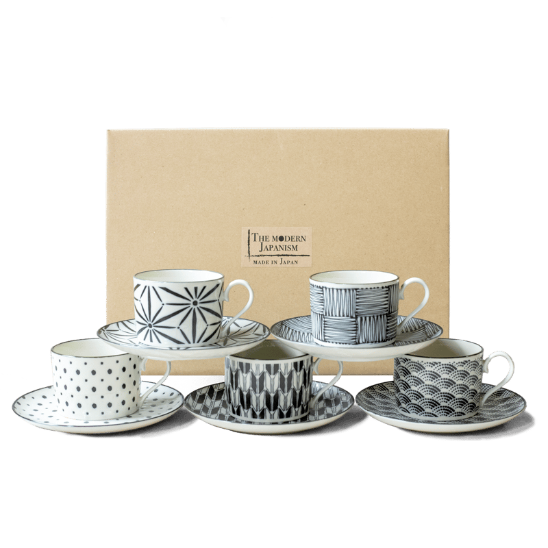 komon コーヒー碗皿揃［ギフトセット］ | AWASAKA