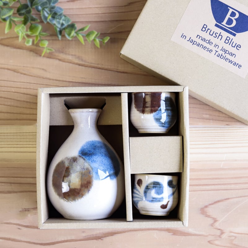 筆青 酒器揃［ギフトセット］ | AWASAKA