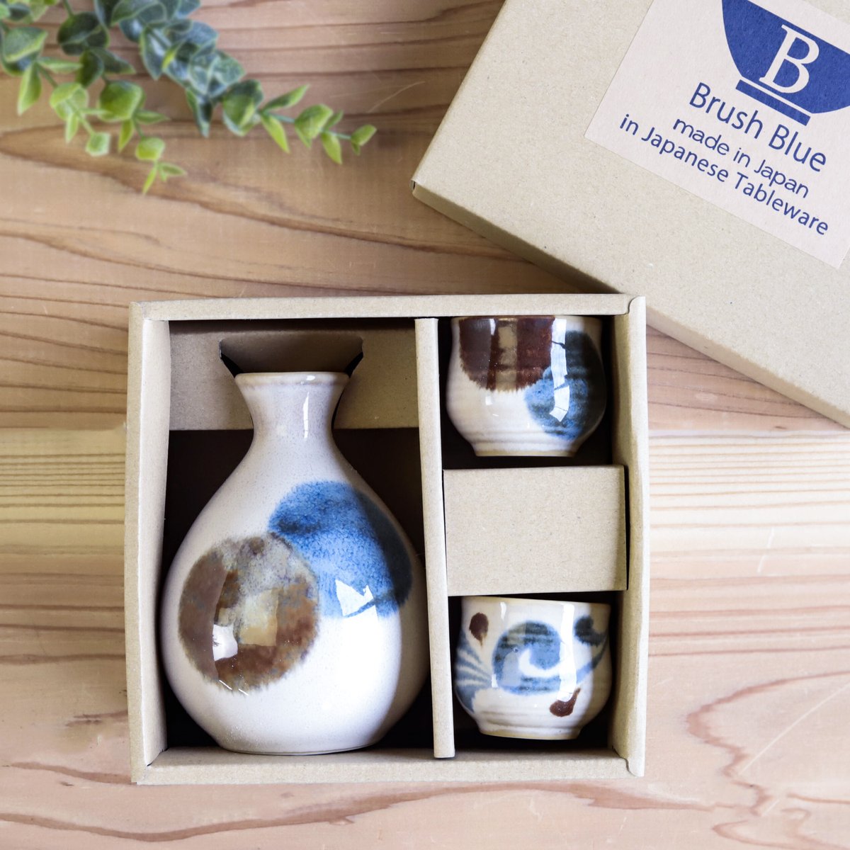 筆青 酒器揃［ギフトセット］ | AWASAKA