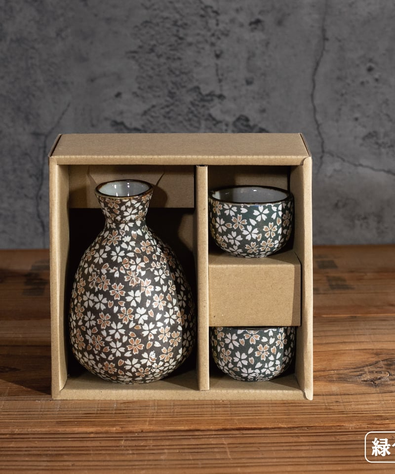 花ちらし 酒器揃［ギフトセット］ | AWASAKA