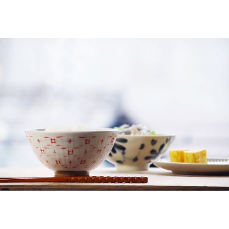 染付　茶碗