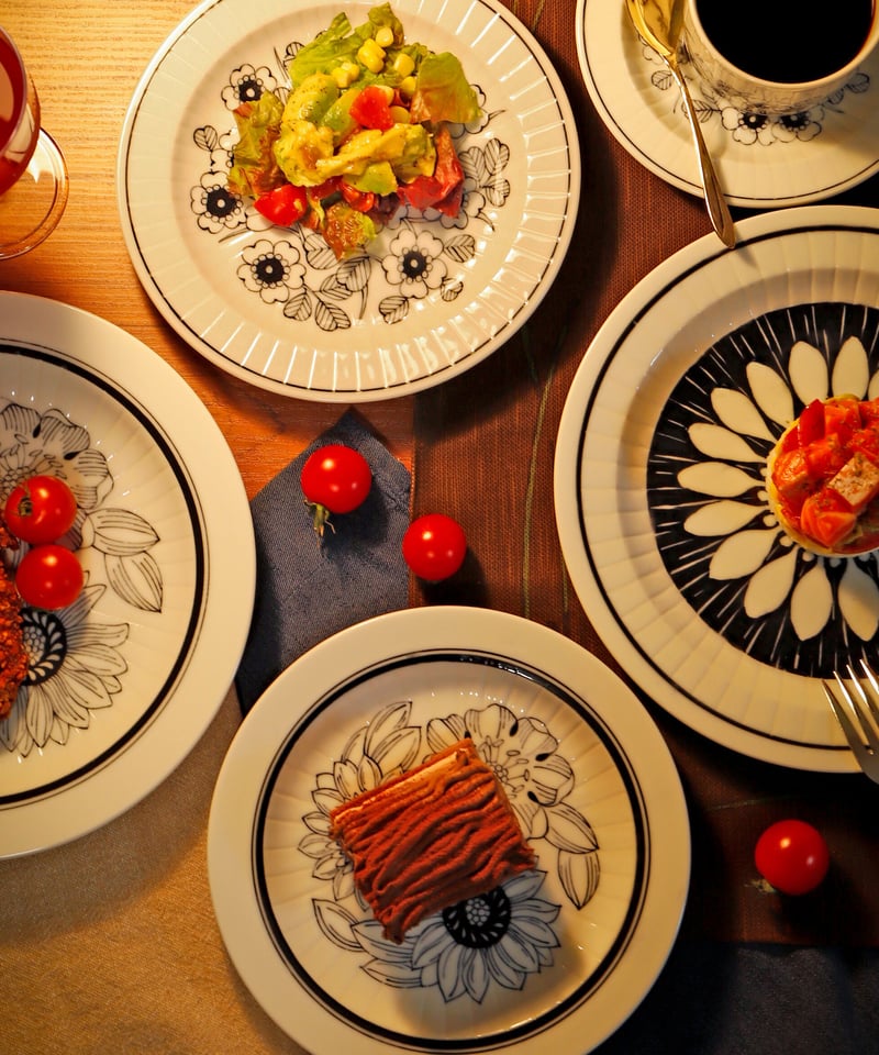 アンティコフラワー トリオパスタプレート［ギフトセット］ | AWASAKA