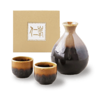 黄彩釉　酒器揃［ギフトセット］