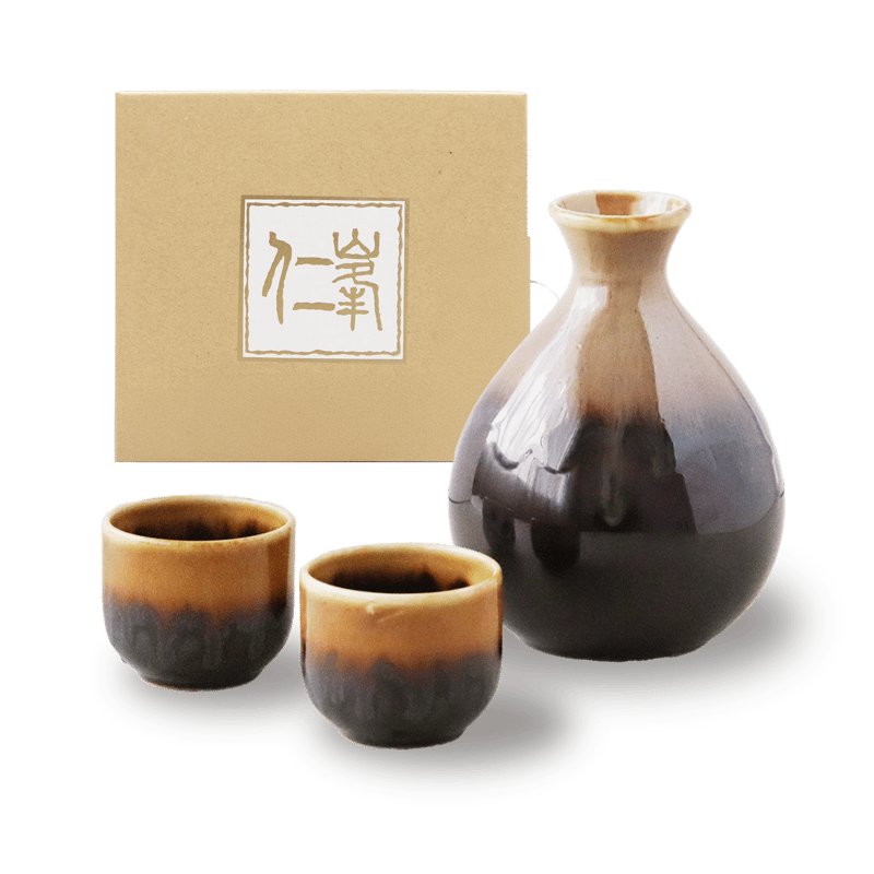 黄彩釉 酒器揃［ギフトセット］ | AWASAKA