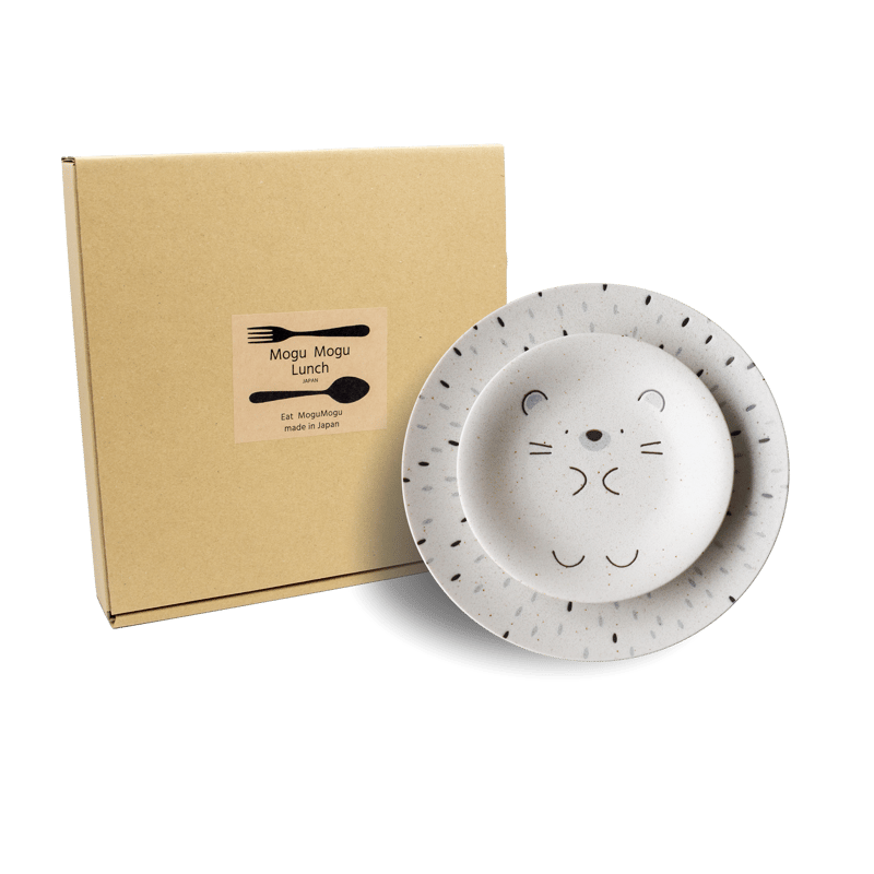 モグモグランチ ハリネズミ プレートペア［ギフトセット］ | AWASAKA