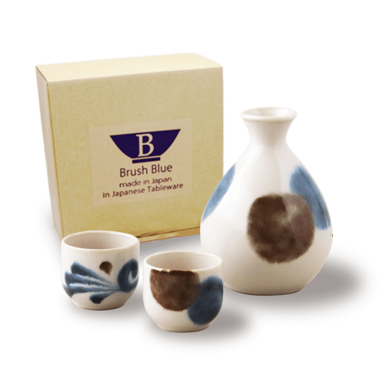 お酒の入れ物 メタルカラー 酒器揃（木箱）[ギフトセット] | AWASAKA