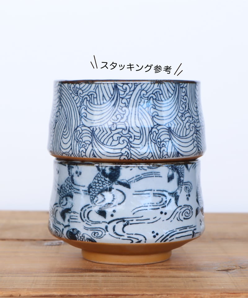 骨董　煎茶碗　手描き染付　茶器　鯉柄　湯のみ　4客セット 骨董 煎茶碗 手描き染付 茶器 鯉柄 湯のみ 4客セット 楽天市場】煎茶
