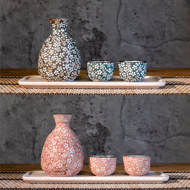 花ちらし 徳利・盃 | AWASAKA