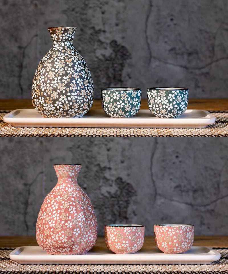 花ちらし 徳利・盃 | AWASAKA