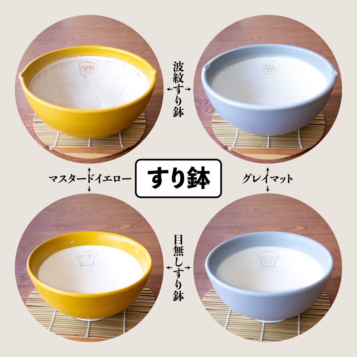 Cooking tool すり鉢・すりこぎ | AWASAKA
